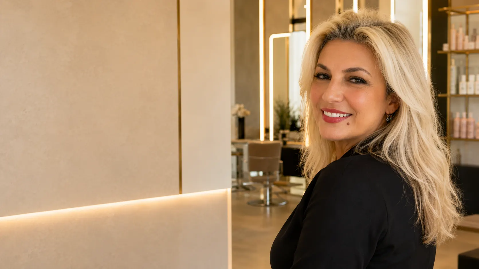 Ambiente da Sarayu Beauty & Hair